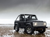 2008 land rover defender svx beach