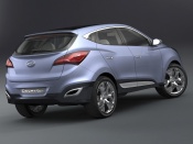 2009 hyundai ix onic concept rear angle