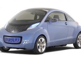 2009 mitsubishi i miev sport air concept front angle (click to view)