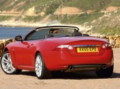 2010 jaquar xk red rear