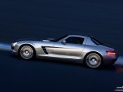2010 mercedes benz sls amg gullwing night speed