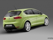 2010 seat leon cupra r rear angle