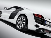 Audi r8 v10 5 2 fsi quattro rear angle