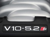 Audi s8 2008 engine logo