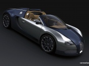 bugatti veyron grand sport sang bleu roof open