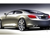Buick invicta concept rear angle art