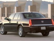 Cadillac dts 2009 rear angle
