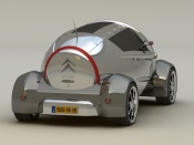 citroen 2cv concept rear angle