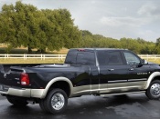 Dodge ram long hauler truck concept rear angle