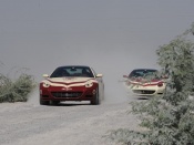 Ferrari india tour dust