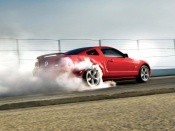 Ford mustang 2009 burning