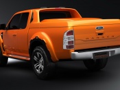 Ford ranger max concept rear angle