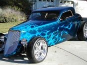Ford speedster hot rod front angle