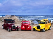 Hot rod beach trio