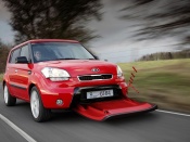 Kia aero soul front angle