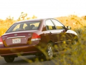 Kia spectra 2009 rear angle