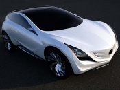 mazda kazamai concept front angle