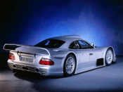 mercedes benz clk gtr blue