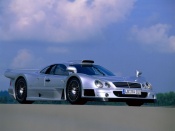 mercedes benz clk gtr side