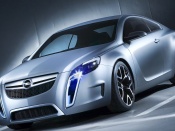 Opel gtc concept lights on