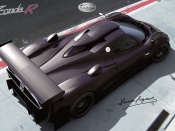 pagani zonda r rear angle
