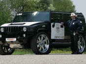 police hummer geiger front angle