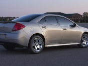 pontiac g6 sedan 2009 rear angle