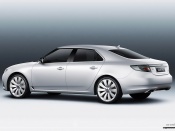 saab 95 aero rear side