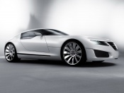 saab aero x concept white