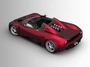 scuderia bizzarrini livorno barchetta side angle