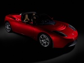 Tesla roadster front angle